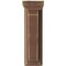 Ekena Millwork 2 1/4"W x 5"D x 7"H Hamilton Traditional Wood Vintage Decor Bracket, Weathered Brown BKTWD02X05X07HABR - alternate 3